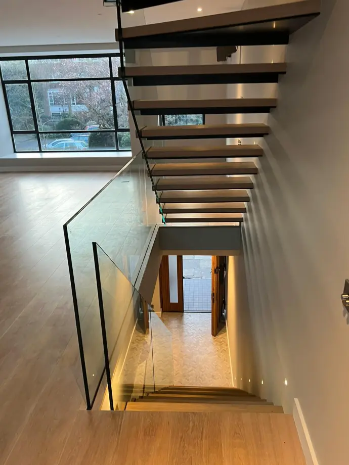 central spine staircase design 