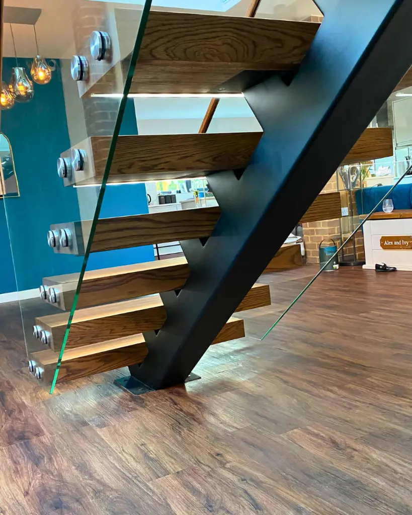 L-shaped central spine staircase design (3).webp